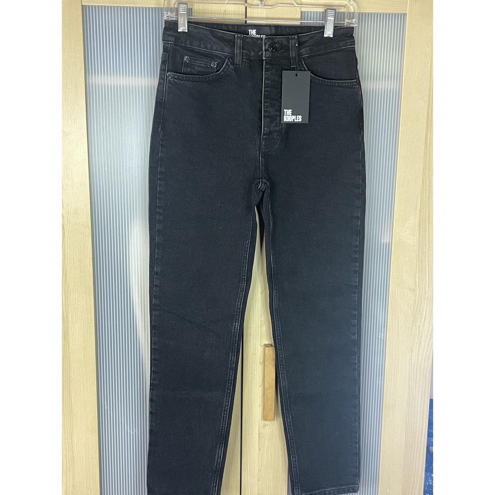 The Kooples Jeans‎ Vestiaire Black Denim Sz 26 Slim Casual Designer New
